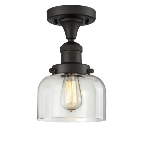 Franklin Restoration One Light Semi-Flush Mount in Oil Rubbed Bronze (405|517-1CH-OB-G72) Franklin Restoration One Light Semi-Flush Mount in Oil Rubbed Bronze (405|517-1CH-OB-G72)