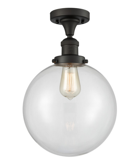Franklin Restoration LED Semi-Flush Mount in Oil Rubbed Bronze (405|517-1CH-OB-G202-10-LED)