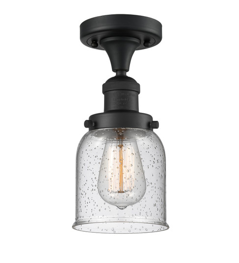 Franklin Restoration LED Semi-Flush Mount in Matte Black (405|517-1CH-BK-G54-LED)
