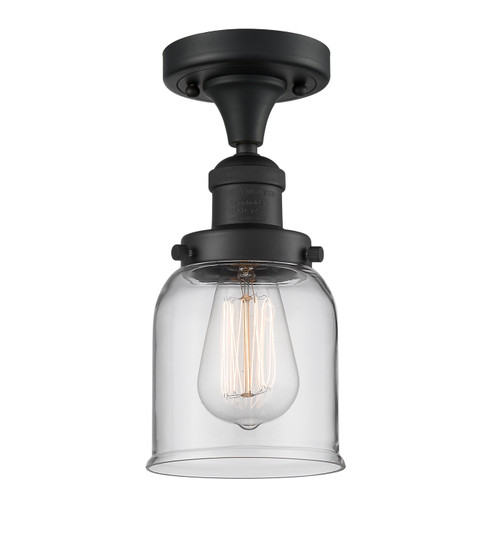 Franklin Restoration One Light Semi-Flush Mount in Matte Black (405|517-1CH-BK-G52)