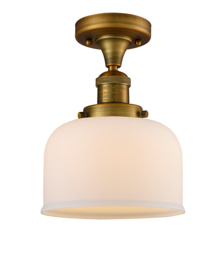 Franklin Restoration LED Semi-Flush Mount in Brushed Brass (405|517-1CH-BB-G71-LED)