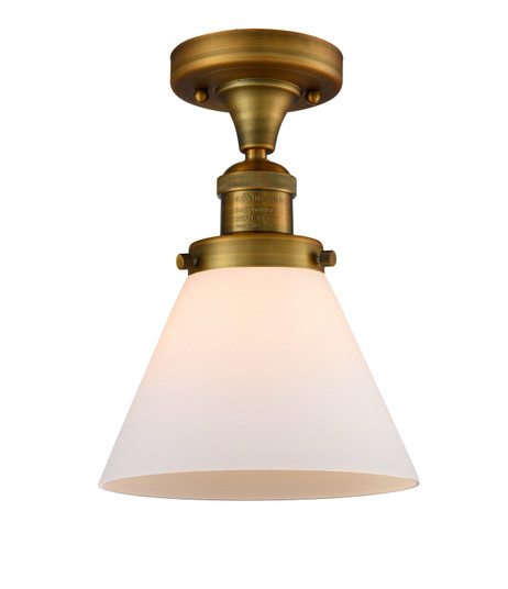 Franklin Restoration One Light Semi-Flush Mount in Brushed Brass (405|517-1CH-BB-G41)