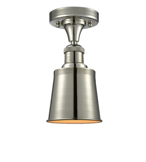 Franklin Restoration LED Semi-Flush Mount in Black Antique Brass (405|517-1CH-BAB-M9-AB-LED)