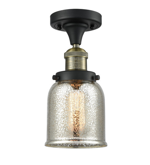 Franklin Restoration One Light Semi-Flush Mount in Black Antique Brass (405|517-1CH-BAB-G58)