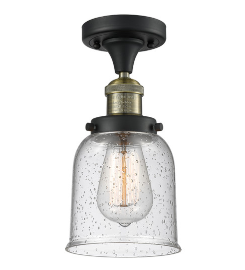 Franklin Restoration One Light Semi-Flush Mount in Black Antique Brass (405|517-1CH-BAB-G54)