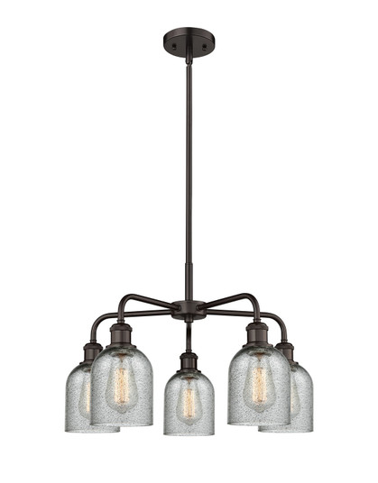 Ballston Five Light Chandelier in Oil Rubbed Bronze (405|516-5CR-OB-G257)