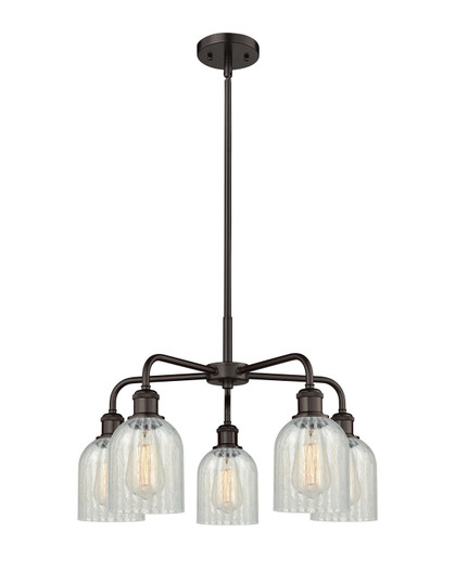 Ballston Five Light Chandelier in Oil Rubbed Bronze (405|516-5CR-OB-G2511)