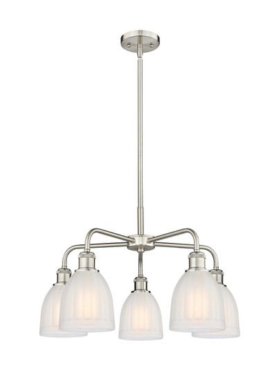 Ballston Five Light Chandelier in Black Antique Brass (405|516-5CR-BAB-G441)