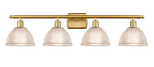 Ballston Four Light Bath Vanity in Satin Gold (405|516-4W-SG-G422)
