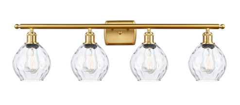 Ballston Four Light Bath Vanity in Satin Gold (405|516-4W-SG-G362)
