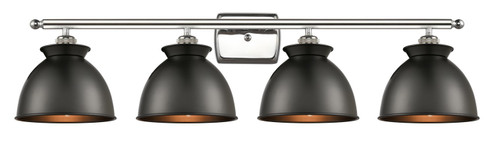 Ballston Four Light Bath Vanity in Polished Nickel (405|516-4W-PN-M14-BK)