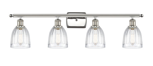 Ballston Four Light Bath Vanity in Polished Nickel (405|516-4W-PN-G442)