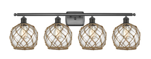 Ballston Four Light Bath Vanity in Oil Rubbed Bronze (405|516-4W-OB-G122-8RB)