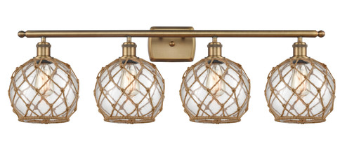 Ballston LED Bath Vanity in Brushed Brass (405|516-4W-BB-G122-8RB-LED)
