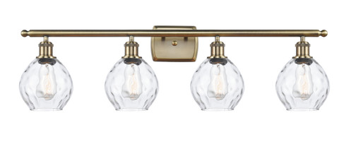 Ballston Four Light Bath Vanity in Antique Brass (405|516-4W-AB-G362)
