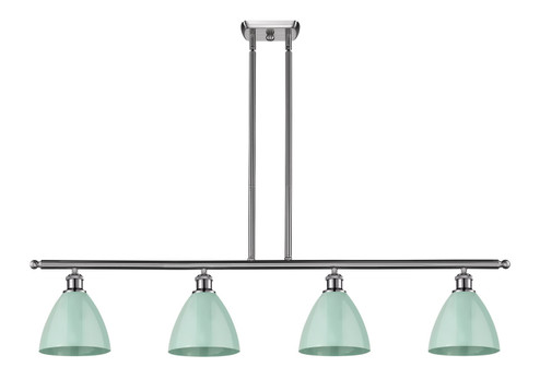 Ballston LED Island Pendant in Brushed Satin Nickel (405|516-4I-SN-MBD-75-RD-LED)