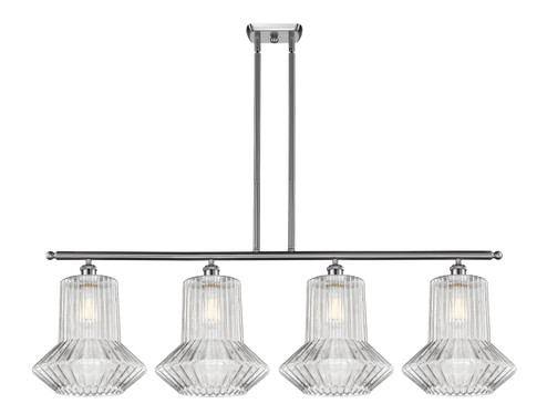 Ballston Four Light Island Pendant in Brushed Satin Nickel (405|516-4I-SN-G212)