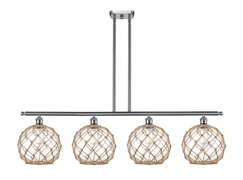 Ballston LED Island Pendant in Brushed Satin Nickel (405|516-4I-SN-G122-10RW-LED)