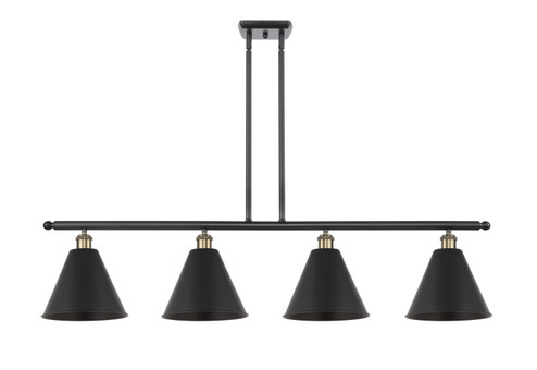 Ballston Four Light Island Pendant in Satin Gold (405|516-4I-SG-MBC-12-SG)