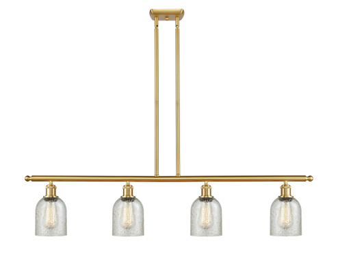 Ballston Four Light Island Pendant in Satin Gold (405|516-4I-SG-G259)