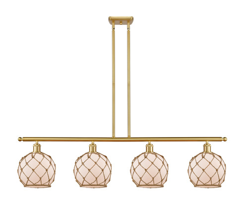 Ballston LED Island Pendant in Satin Gold (405|516-4I-SG-G121-8RB-LED)