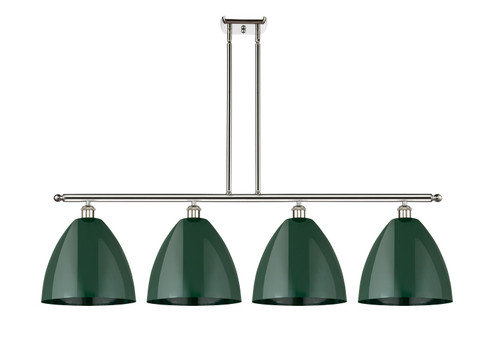 Ballston Four Light Island Pendant in Polished Nickel (405|516-4I-PN-MBD-12-GR)