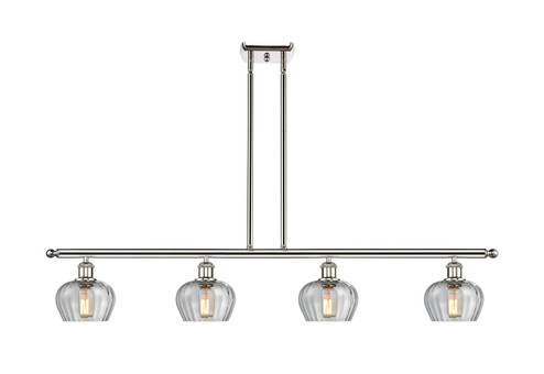 Ballston Four Light Island Pendant in Polished Nickel (405|516-4I-PN-G92)