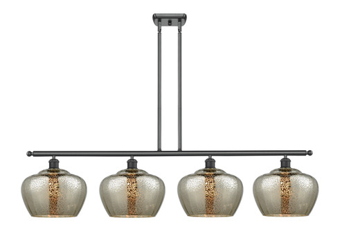 Ballston Four Light Island Pendant in Oil Rubbed Bronze (405|516-4I-OB-G92-L)