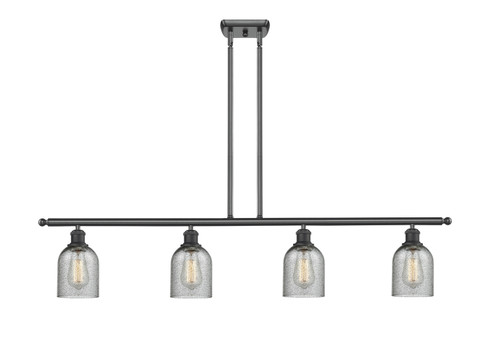 Ballston Four Light Island Pendant in Matte Black (405|516-4I-BK-G257)