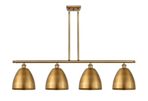 Ballston Four Light Island Pendant in Brushed Brass (405|516-4I-BB-MBD-9-BB) Ballston Four Light Island Pendant in Brushed Brass (405|516-4I-BB-MBD-9-BB)