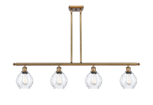 Ballston Four Light Island Pendant in Brushed Brass (405|516-4I-BB-G362)