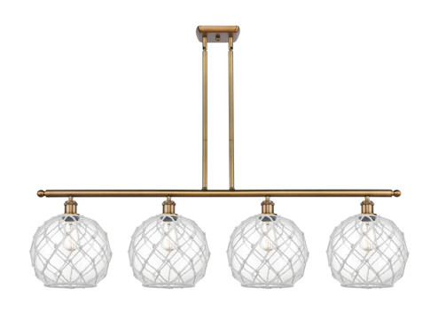 Ballston LED Island Pendant in Brushed Brass (405|516-4I-BB-G122-10RW-LED)