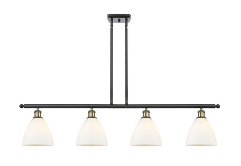Ballston Four Light Island Pendant in Black Antique Brass (405|516-4I-BAB-GBD-754)