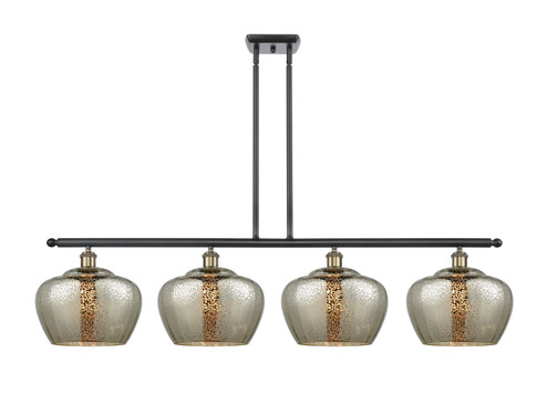 Ballston Four Light Island Pendant in Black Antique Brass (405|516-4I-BAB-G96-L)