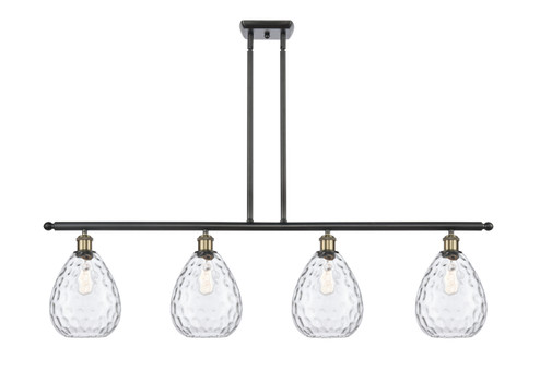 Ballston Four Light Island Pendant in Black Antique Brass (405|516-4I-BAB-G372)