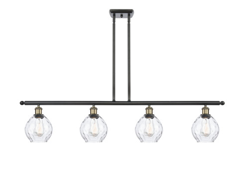 Ballston Four Light Island Pendant in Black Antique Brass (405|516-4I-BAB-G362)