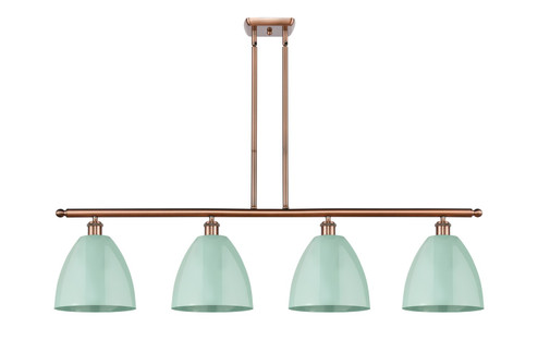 Ballston Four Light Island Pendant in Antique Copper (405|516-4I-AC-MBD-9-SF)