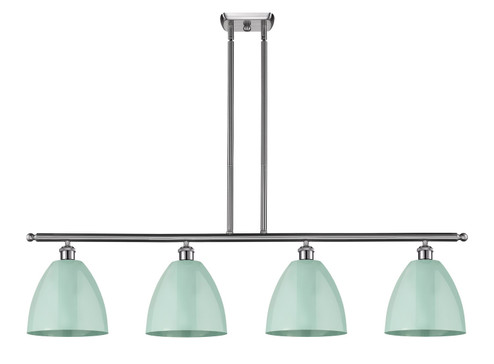 Ballston LED Island Pendant in Antique Copper (405|516-4I-AC-MBD-9-RD-LED)
