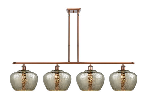 Ballston Four Light Island Pendant in Antique Copper (405|516-4I-AC-G96-L)