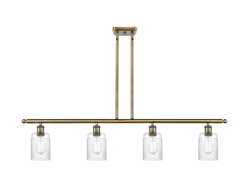 Ballston LED Island Pendant in Antique Brass (405|516-4I-AB-G342-LED)