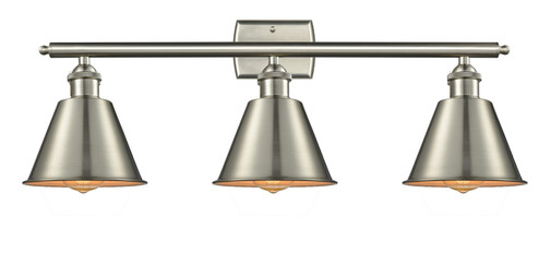 Ballston LED Bath Vanity in Brushed Satin Nickel (405|516-3W-SN-G93-LED)