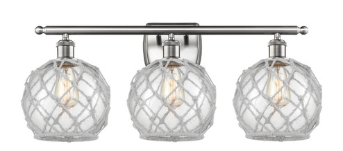 Ballston LED Bath Vanity in Brushed Satin Nickel (405|516-3W-SN-G121-8RB-LED)