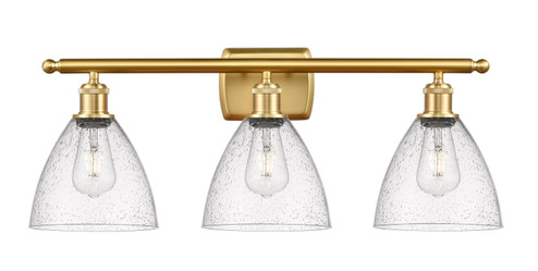 Ballston LED Bath Vanity in Satin Gold (405|516-3W-SG-GBD-754-LED)