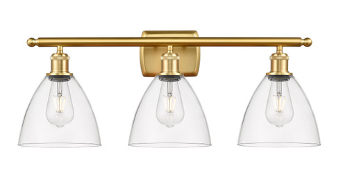 Ballston LED Bath Vanity in Satin Gold (405|516-3W-SG-GBD-752-LED)