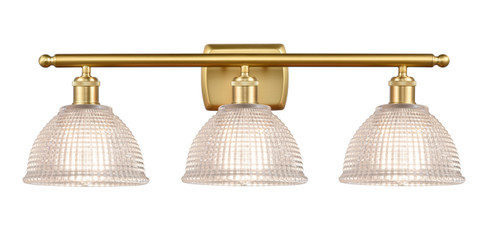 Ballston LED Bath Vanity in Satin Gold (405|516-3W-SG-G422-LED)