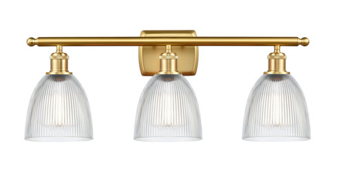 Ballston LED Bath Vanity in Satin Gold (405|516-3W-SG-G382-LED)