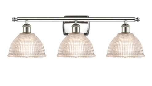 Ballston Three Light Bath Vanity in Polished Nickel (405|516-3W-PN-G422)