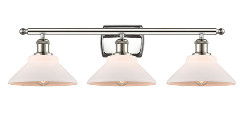 Ballston Three Light Bath Vanity in Polished Nickel (405|516-3W-PN-G131)