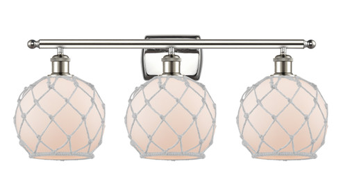 Ballston Three Light Bath Vanity in Polished Nickel (405|516-3W-PN-G121-8RW)