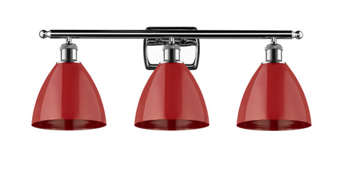 Ballston Three Light Bath Vanity in Polished Chrome (405|516-3W-PC-MBD-75-RD)